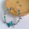 Nuevo pulsera de mariposa para mujer exquisita primavera y verano súper brillante Super hada pulsera de cuentas de cristal estilo ins pulsera de hada Mori
