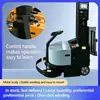 Máquina envolvedora autopropulsada transfronteriza, máquina envolvedora con film estirable, máquina de embalaje totalmente automática inteligente autoguiada