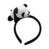 Presilha de Cabelo Panda Panda Presilha de Cabelo Vermelha da Internet Presilha Lateral Feminina Menina Presilha Superior Broche de Desenho Animado Acessório de Cabeça de Pelúcia Elástico de Cabelo Panda