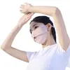 Maquillaje de verano sin maquillaje, seda de hielo, tridimensional, protector solar, mascarilla sin rastro, para mujer, anti-ultravioleta, nailon, malla transpirable, mascarilla parasol