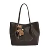 Bolsa Tote Versátil Retro de Grande Capacidade Estilo Coreano Feminina Novas Bolsas 2026 Bolsa Diária para Trabalho Feminina de Ombro Único/Axila
