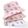 Gorro para Bebé al por Mayor Primavera y Otoño Bebé Lindo Dibujos Animados Sombrero de Pescador Niños y Niñas Verano Protección Solar Sombrero de Cubo