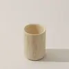 Conjunto de Artigos de Higiene Pessoal em Pedra Travertino, Conjunto de Copos para Enxaguante Bucal de Quatro Peças, Banheiro de Hotel de Luxo Leve, Pasta de Dente, Escova de Dentes Elétrica, Rack de Armazenamento