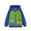 Ropa Nueva de Otoño para Niños Estilo Europeo y Americano Moderna Sudadera de Manga Larga para Niños Chaqueta Infantil con Cremallera de Coche de Dibujos Animados Suministro Transfronterizo
