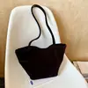 Bolsa de mano estilo coreano, minimalista, de color sólido, gran capacidad, ligera, elegante y moderna, perfecta como bolso de hombro o bolso de axila