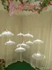 Accesorios para Boda Colgante Luz Árbol de Manzana Accesorios Bola Redonda Cable Colgante Portalámparas Perlas de Lámpara Fuente de Luz LED Luminosa Adhesivo de Doble Cara Luz de Agua Corriente