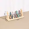 Estante de Madera para Guardar Diademas y Ligas para el Cabello, Organizador de Pulseras, Soporte de Exhibición para Pulseras, Colgador para Relojes y Joyería, Estante para Cuentas de Oración