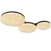 Luminária de Teto para Sala de Estar Minimalista e Luxuosa, Luz LED Principal Protetora para os Olhos com Padrão de Gelo Circular de Três Cabeças, Estilo Moderno Minimalista, Material de Ferro, Outro