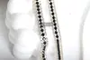 Cadena de Pedrería Soldada de Tres Filas 8+16+8 Cadena de Pedrería Densa Electroplateada Cadena de Pedrería Versátil Accesorios para Joyería DIY