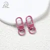 Fivela de Porta Colorida Banhada a UV Fivela de Mola Fivela de Três Pontos Corrente de Celular Pingente de Chaveiro Acessórios para Joias DIY Presente de Formatura