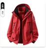 Chaqueta casual y cálida tres en uno hecha a medida para exteriores para hombres y mujeres, con un diseño desmontable, impermeable y a prueba de viento, adecuada para otoño e invierno