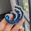 Estilo universitário Corsage Criativo Nova entrada Luxo Spray Estilo Broche All-match Elegante Retro Feminino Pequeno Terno Pin