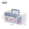 Caja de almacenamiento de escritorio con forma de corazón para niña, estilo japonés, sencilla, con asa y rejilla de almacenamiento ajustable