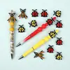 Hexing Nuevo Producto Mariquita Estéreo 3D Cuentas de Silicona Dibujos Animados DIY Joyería de Cuentas Accesorios para Pulseras Cuentas de Abeja Venta al por Mayor