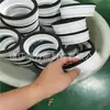 Tubo de PTFE de tres electrodos, tubo tricolor de PTFE, productos de sello mecánico de PTFE