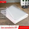 Saco plástico saco OPP 32*60 saco à prova de poeira transparente grande saco de embalagem para roupas saco de vedação espesso atacado de fábrica
