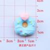 Novo donut novo diy hairpin joias acessórios de resina geladeira stick creme cola telefone celular shell material atacado