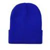 Gorro de Punto de Otoño e Invierno para Niños Estilo Europeo y Americano Color Sólido Versátil para Exteriores Unisex Gorro de Punto para Bebé Gorro de Lana Tejida Venta al por Mayor