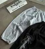 Pantalones deportivos tipo jogger con estampado floral de letras estilo ins americano, estilo callejero transfronterizo de comercio exterior, pantalones deportivos casuales holgados