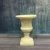 Casamento Coluna Romana Dourada Vaso de Flores Prateleira Guia de Estrada Listrado Europeu Troféu Fibra de Vidro Adereços de Casamento