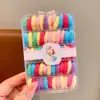 Banda de Goma para Bebé Banda para el Cabello Adorable Anillo de Toalla para el Cabello No Golpea el Cabello Cuerda Elástica Banda de Goma Banda para el Cabello