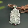Colgante de Paisaje de Jadeíta Birmana Natural Grado A de Alta Calidad Unisex Estilos Diversos 9181