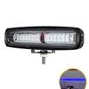 Luz de advertencia LED para montacargas de una línea, 15 LED, no deslumbrante, seguridad en el trabajo con montacargas, señal roja/azul de 12-80V