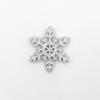Decoración Navideña Rosa Fina Copo de Nieve Transfronterizo DIY Material para Bodas Fiestas Pasador para el Cabello de Niños Tocado Joyería Decorativa Accesorios
