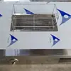 Mesa de Barbacoa Comercial Sin Humo de Acero Inoxidable con Carbón de Autoservicio para Montaje de Puesto Exterior, Uso en Casa y Parrilla Integrada con Olla Caliente para Asar Pierna de Cordero