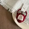 Novo Tecido Tridimensional Morango Urso Laço Grampo de Cabelo Infantil Grampo de Cabelo Faixa de Cabelo Grampo de Cabelo Presilha Lateral Tendão de Borracha