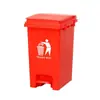 Bote de Basura con Pedal y Tapa Comercial Catering Tamaño Grande Cubo de Basura para Ranura Oficina Operado con el Pie Cubeta Doméstica