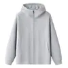 Cardigan Hoodie de Outono/Inverno Pesado Escovado com Bolso Aberto e Gola Alta Personalizado com Logo Casual Solto Tendência Jaqueta Roupa de Trabalho Estampa