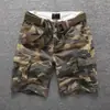 Shorts de Trabajo Verano para Hombre Algodón Multi-Bolsillo Pantalones Holgados Casuales a la Rodilla Shorts a la Rodilla Talla Grande para Hombre Hombre
