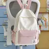 Mochila Estudiantil Estampado de Estrellas Simple Japonés Estilo Academia Fresca Casual Ligera Gran Capacidad Doble Hombro Moderna