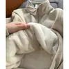 Sudadera Cálida de Lana de Cordero Polar Nueva para Otoño e Invierno 2025 de Alta Gama de Jimo, Shandong, Engrosada y Forrada de Polar