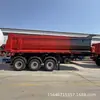 Semirremolque volquete de carga trasera en forma de U de 3 ejes para exportación transfronteriza para transportar tierra, grava y arena