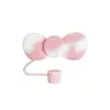 Tapa de Silicona de Grado Alimenticio para Popote Transfronteriza con Moño, Tapón Antifugas para Popote de Vaso Stanley, Juego de Cubiertas a Prueba de Polvo 10mm