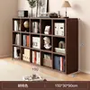Estantería de Madera Maciza de Pie Apoyada en la Pared Estantería para Libros Infantiles Gabinete de Almacenamiento y Exhibición para Sala de Estar Gabinete Combinado de Cuadrícula para Jardín de Infancia Gabinete Bajo