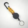 Corda Trançada Fácil de Esticar Fivela Retrátil com Retorno Rápido para Pesca, Pendurar Bolsa, Chaveiro Retrátil, Gancho Retrátil para Mochila Anti-Perda