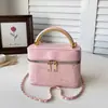 Bolsa de Mão Estrela Bolsa Caixa Feminina Estilo Novo Transfronteiriço Estilo Pequena Fragrância Versátil para o Dia a Dia Bolsa de Ombro Único Bolsa Transversal Feminina da Moda