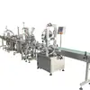 Linha de produção automática de vedação de plugue interno com rosca de tampa externa máquina de tampar automática servo máquina de travamento de tampa plástica