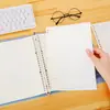 Estudiantes de primaria y secundaria A4/B5/A5 Cuaderno de Hojas Sueltas Línea Cornell Reemplaza las Páginas Interiores para Cuaderno Cornell Cuadrado