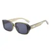 Gafas de Sol Estilo Nuevo 2026 con Montura Curva, Gafas de Sol de Una Pieza para Mujer, Gafas de Sol Cuadradas Ojo de Gato, Protección Solar y Protección UV