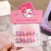 Uñas Artísticas Portátiles para Niños Populares Parche de Uñas Artísticas Removible para Niñas Pequeñas Uñas Postizas Lindas de Dibujos Animados Dulces para Niños Grandes