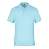 Empresa de impresión de camisetas publicitarias con cuello de solapa, overoles al por mayor, polo de color liso de secado rápido de 200 g
