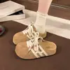 Zapatos de Suela Gruesa Forrest Gump para Mujer, Nuevos Zapatos Deportivos Casuales Planos Alemanes de Entrenamiento Primavera y Verano 2026, Medias Zapatillas Versátiles Deportivas Casuales para Mujer