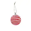 Decoração de Árvore de Natal de Novo Produto Transfronteiriça Decoração Feita à Mão Presente Pendurado Corda de Algodão Bola de Natal Pequeno Pingente Pingente de Atmosfera Festiva