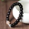 Ébano cuentas antiguas DIY pulsera elegante tamaño 8*9*19 pulsera decorativa rosario para hombres y mujeres