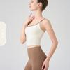 Sujetador Deportivo Transpirable de Tirante Fino Transfronterizo Camisola Lulu Sujetador de Fitness Sensación Nude Espalda Hermosa Camiseta sin Mangas de Yoga para Mujer