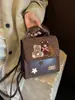 Bolso de Leopardo Súper Caliente de Nicho para Mujer 2026 Nuevo Otoño/Invierno Mochila Versátil Estilo Escolar Para Clase Viajes Diarios Mochila Escolar Pequeña